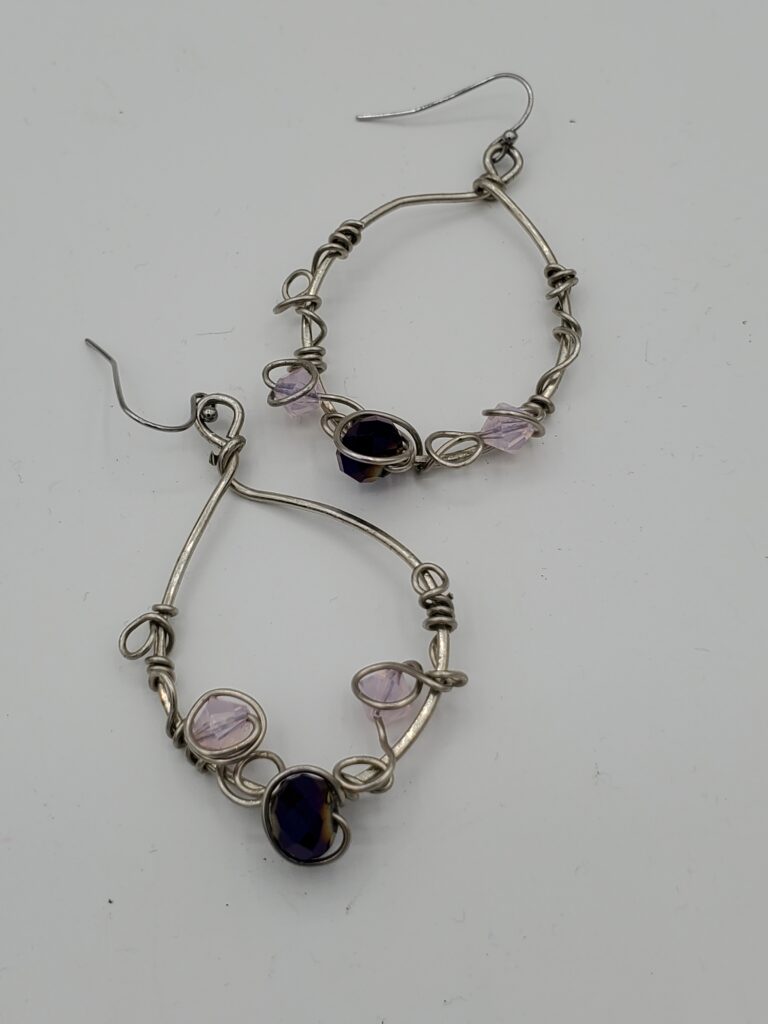 That's A Scroll Earrings - Luxury German Silver & Copper Jewelry