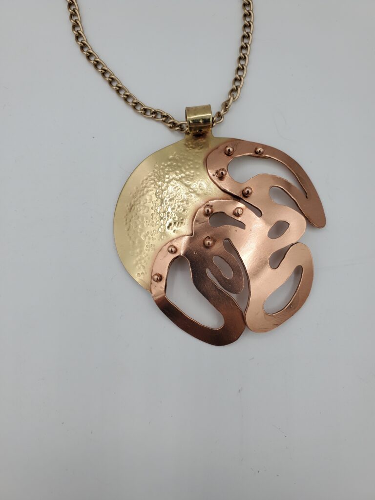 Script Pendant – Handcrafted Elegance & Unique Design