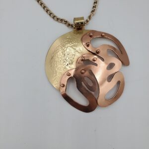 Script Pendant – Handcrafted Elegance & Unique Design